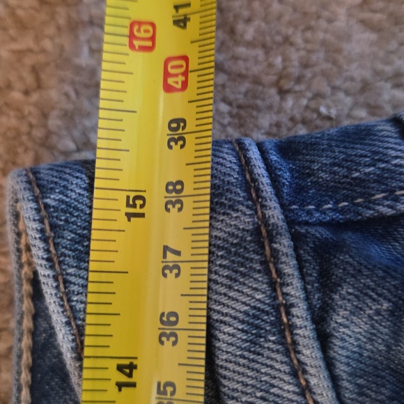 MOTHER Superior Blue Flare WIDE leg  Jeans Womens 27 Ditcher Roller Zip Skimp - Picture 13 of 16